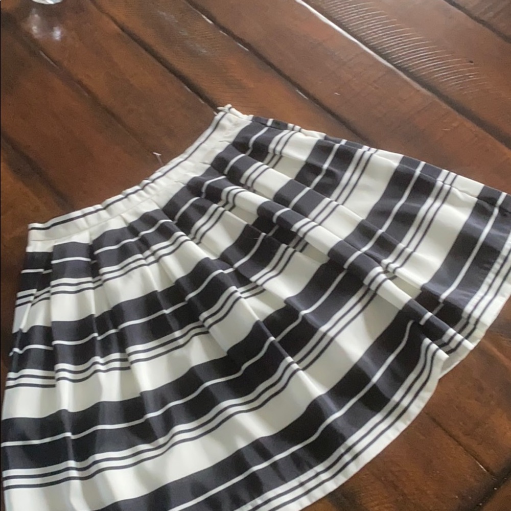 Jack Pleated Striped Skirt